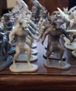 Monster Fantasy Creature Mini Action Figure Playset - 98pcs Toy Miniatures with 14 Unique Designs - Dragons,Wizards,Orcs, & More- XL 1/32 Scale Compatible with Dungeons and Dragons and other RPG Games 73 C12y6rUvmvS