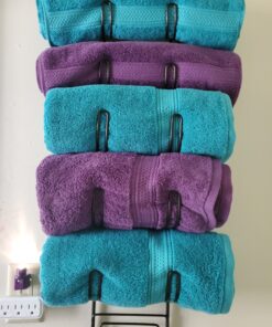 Utopia Towels 8-Piece Premium Towel Set, 2 Bath Towels, 2 Hand Towels, and 4 Wash Cloths, 600 GSM 100% Ring Spun Cotton Highly Absorbent Towels for Bathroom, Gym, Hotel, and Spa (Plum) Plum 32 C130RGcSbLS