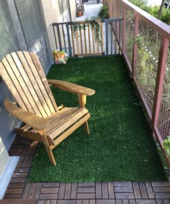 Best Choice Products Folding Adirondack Chair Outdoor Wooden Accent Furniture Fire Pit Lounge Chairs for Yard, Garden, Patio w/ 350lb Weight Capacity - Brown Natural 55 C132wF4 qCS