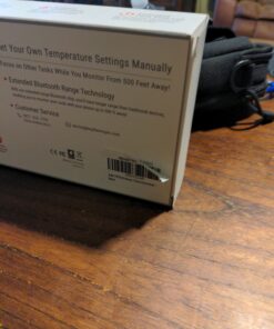 ThermoPro Wireless Meat Thermometer of 650FT for Smoker Oven, Bluetooth Grill Thermometer with Dual Probes, Smart Rechargeable BBQ thermometer for Cooking Turkey Fish Beef 2 Probes 37 C13Lv5yUUuS