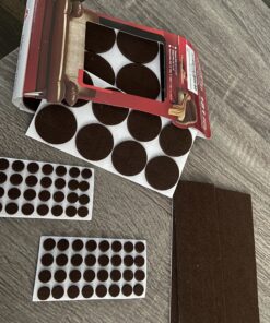 Felt Furniture Pads X-PROTECTOR 181 PCS Premium Furniture Pads - Felt Pads Furniture Feet Best Wood Floor Protectors - Protect Your Hardwood & Laminate Flooring! Brown 181 PCS Brown 31 C13N5r1WLcS 1