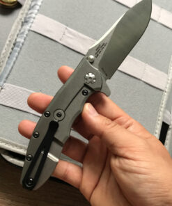 Zero Tolerance 0562CF Hinderer Slicer Folding Knife; 3.5” CPM-20CV Stonewashed and Satin Steel Blade, Carbon Fiber Front Handle, KVT Ball-Bearing Opening, Frame Lock and Reversible Pocketclip; 5.5 OZ… 3.5" 41 C14XXviBnHS