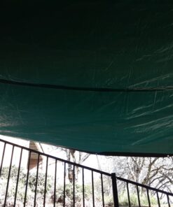 10x12 Multi-Purpose Brown/Green Medium Duty DRY TOP Poly Tarp (10'x12') 10x12 Feet Medium Duty Tarp 7 C15BaJZNuIS