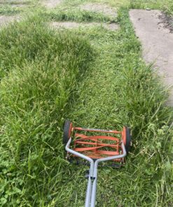 American Lawn Mower Company 1204-14 14-Inch 4-Blade Push Reel Lawn Mower, Red 14-Inch, 4-Blade 59 C15CDLvC2US