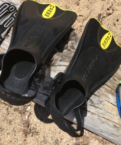 Cressi Cressi Palau SAF Black/Yellow M/L | US Man 8.5/11 | US Lady 9.5/12 | EU 41/44 13 C15NiL4jS4S