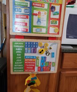 Melissa & Doug My First Daily Magnetic Activities Calendar For Kids, Weather And Seasons Calendar For Preschoolers and Ages 3+ (Pack of 1) 46 C15O1JWOVKS