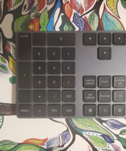 Bluetooth Number Pad, Lekvey Aluminum Rechargeable Wireless Numeric Keypad Slim 34-Keys External Numpad Keyboard Data Entry Compatible for Macbook, MacBook Air/Pro, iMac Windows Laptop Surface Pro etc Bluetooth - Black 52 C15l1qZ5uzS