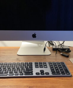 Satechi Aluminum Bluetooth Keyboard with Numeric Keypad - for M2/ M1 MacBook Pro/Air, M2/ M1 iPad Pro/Air, M2 Mac Mini, iMac M1 (Space Gray) English Space Gray 34 C15ra7Ky5IS