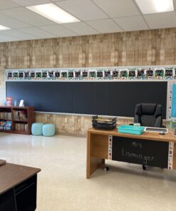 Fadeless Bulletin Board Paper, Fade-Resistant Paper for Classroom Decor, 48” x 50’, Weathered Wood, 1 Roll 4-Feet by 50-Feet 34 C16 6dyyZSS