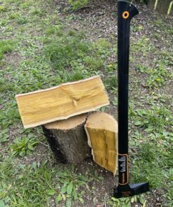 Fiskars X27 Super Splitting Axe - Wood Splitter for Medium to Large Size Logs with 36" FiberComp Handle - Black Splitting Axe (36 In) 15 C16vc31oJTS