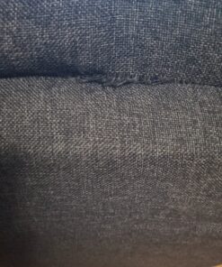 Amazon Basics Swivel Foam Lounge Chair - with Headrest, Adjustable, Denim, Blue, 26.3D x 23.5W x 13.7H in Chair with headrest 30 C17n49 lWZS