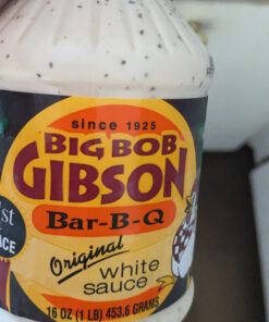 Big Bob Gibson Original White Sauce, 16 oz. 9 C17s288Q1KS