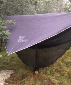 Wise Owl Outfitters Camping Hammock - Camping Essentials & Camping Gifts, Portable Hammock Single or Double Hammock for Outdoor, Indoor w/Hammock Straps Black & Grey Medium 41 C19316R1K1S