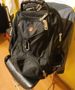 SwissGear 5977 ScanSmart Laptop Backpack, Black, 17-Inch 26 C19SyA9U1qS