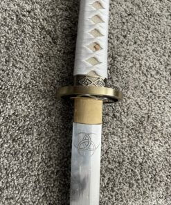 Siwode Michonne's Katana Walking Dead 40-Inchs The zombie biohazard symbol AND T10 Clay_tempered steel 67 C1AlVCTrQUS