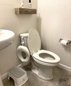 BABYBJORN Toilet Trainer, White/Gray, 1 Count (Pack of 1) White/Grey 44 C1BKjRmdDAS