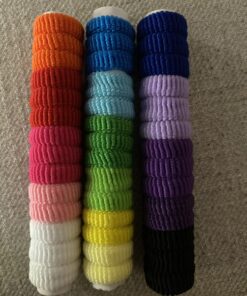 Goody Kids Ouchless Tiny Terry Ponytailers , Assorted Colors - Pain-Free Hair Accessories for Women, Girls, Babies and Teens - Perfect for Long Lasting Braids, Ponytails and More, 42 Count (Pack of 1) 33 C1BSdKt7SNS