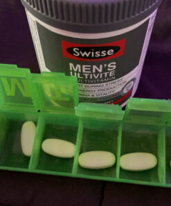 Swisse Ultivite Daily Multivitamin for Men | 50 Vitamins, Antioxidants and Minerals + Adaptogens | Energy, Stress & Immune Support | Mens Multivitamins Supplement | 120 Tablets Men's Multivitamins - 120 count Multicolor 35 C1CwUIhI S 1