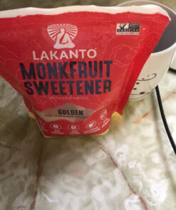 Lakanto Golden Monk Fruit Sweetener with Erythritol - Raw Cane Sugar Substitute, Zero Calorie, Keto Diet Friendly, Zero Net Carbs, Baking, Extract, Sugar Replacement (Golden - 8.29 oz) 8.29 Ounce (Pack of 1) 28 C1DWYz7cgoS