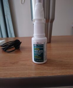 Amazon Basic Care No Drip Severe Congestion Nasal Pump Mist Spray, 12 Hour Relief, Oxymetazoline HCl, Maximum Strength Plus Menthol, Steroid Free, 1 Fluid Ounce No Drip Menthol 27 C1Dvq2WgjWS