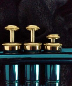 Mendini By Cecilio Bb Trumpet - Trumpets for Beginner or Advanced Student w/Case, Cloth, Oil, Gloves - Brass Musical Instruments For Kids & Adults Blue 25 C1E71sfMD0S 1