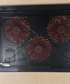 Havit HV-F2056 15.6-17 Inch Laptop Cooler Cooling Pad - Slim Portable USB Powered (3 Fans) (Black+Red) Black+Red 55 C1ECa4fSoZS