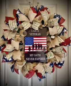 USA Flag Veteran Oath Metal Tin Sign Wall Decor Man Cave Bar Military 13 C1FvtGtAeCS