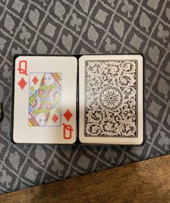 Copag 1546 Design 100% Plastic Playing Cards, Poker Size Black/Gold (Jumbo Index, 1 Set) Jumbo Index 35 C1GpxnbGPsS