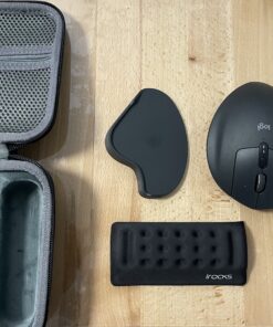 co2CREA Hard Case Replacement for Logitech MX Ergo Logitech MX Ergo Plus Wireless Trackball Mouse and Accessories Case for MX Ergo Plus & Accessories 35 C1H0KN0BGzS