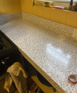 d-c-fix Peel and Stick Contact Paper Grey Granite Stone Look Self-Adhesive Film Waterproof & Removable Wallpaper Decorative Vinyl for Kitchen, Countertops, Cabinets 17.7" x 78.7" 17.7" x 78.7" 52 C1HACaoqGlS