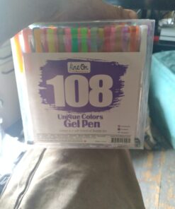Lineon Gel Pens 108 Colours Gel Pen Set for Adult Colouring Books Art Markers 54 C1Hql8VliMS