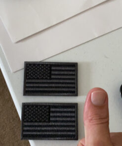 2 Pieces Tactical USA Flag Patch -Black & Gray- American Flag US United States of America Military Uniform Emblem Patches (2 Packs) 25 C1ITEmAi5pS