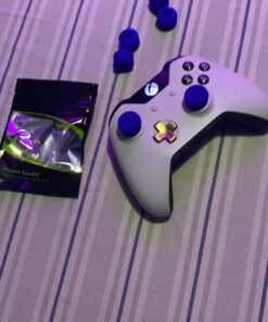 AceShot Thumb Grips (8pc) for Xbox One (Series X, S) & Steamdeck by Foamy Lizard – Sweat Free 100% Silicone Precision Raised Antislip Rubber Analog Stick Grips for Xbox One Controller (8 Grips) Blue 8 Thumb Grips 31 C1IZKHrBUpS