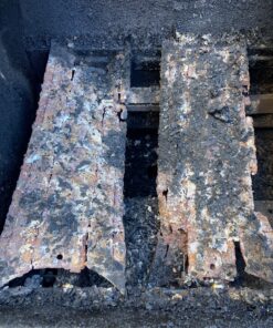 Unicook Universal Replacement Heavy Duty Adjustable Porcelain Steel Heat Plate Shield, Heat Tent, Flavorizer Bar, Burner Cover, Flame Tamer for Gas Grill, Extends from 11.75" up to 21" L, 4 Pack 23 C1IhVr0j9pS