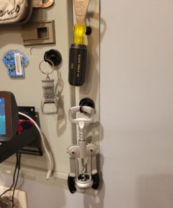 CMS MAGNETICS - (6-Pack 32mm Ceramic Hooks Black 5-Pound Sheer and 13-Pound Pull Force Rating, Strong Magnet Hooks for Office, Refrigerator, Magnetic Board, Closets 32mm Ceramic (6-Pack) 27 C1IrcvlwGnS