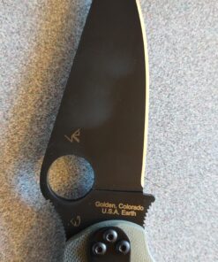 Spyderco Para Military 2 Signature Camo Knife with 3.42" CPM S30V Black Steel Blade and Durable G-10 Handle - PlainEdge - C81GPCMOBK2 44 C1IroJN3e0S