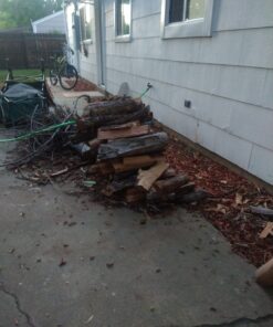 ESTWING Fireside Friend Axe - 14" Wood Splitting Maul with Forged Steel Construction & Shock Reduction Grip - E3-FF4, Blue 37 C1Ivn4CoXIS