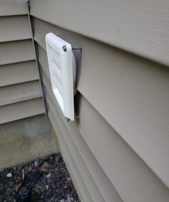 Deflecto Supurr-Vent Louvered Outdoor Dryer Vent Cover, White, 4" Hood (HS4W/18) 37 C1J37ofSvS