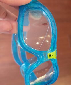 Aquasphere SEAL Kids (Ages 3+) Swim Goggles, Made in ITALY - Wide Vision, Comfort, E-Z Adjust, Anti Scratch & Fog, Leak Free Clear Lens / Aqua 21 C1Jjiu4RvYS