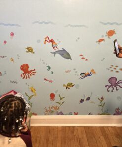 RoomMates RMK1851SCS Adventures Under The Sea Peel and Stick Wall Decals 35 C1L32LMbFVS