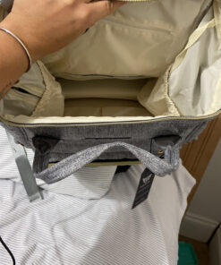 Mokaloo Diaper Bag Backpack, Large Baby Bag, Multi-functional Travel Back Pack, Anti-Water Maternity Nappy Bag Changing Bags (Light Grey) Light Grey 43 C1LiNg73FSS