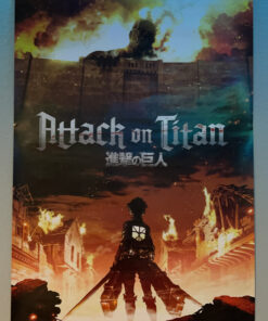 Trends International Attack on Titan - Fire Wall Poster, 22.375" x 34", Unframed Version 27 C1Lt9IaVBdS