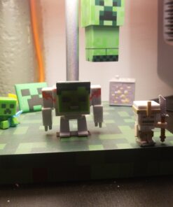 Minecraft TNT Block 14-Inch Desk Lamp with 3D Creeper Puller | LED Lamp 21 C1Lv8Wktl7S