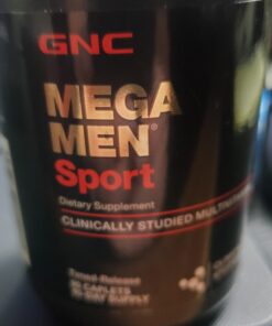 GNC Mega Men Sport Multivitamin | Performance, Muscle Function, and General Health | 90 Count 90 Count (Pack of 1) 26 C1LxsKGhzaS