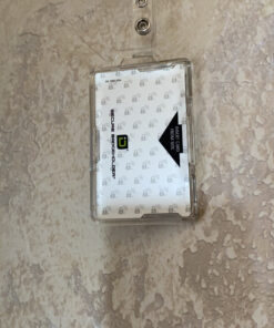 Identity Stronghold Secure Badge Holder Duolite, Clear (IDSH2004-001B-clr) 5 C1M nE9VsS