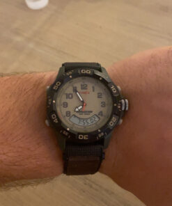 Timex Men's T45181 Expedition Resin Combo Brown/Green Nylon Strap Watch 33 C1MQEJaBoES