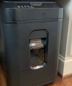 Amazon Basics 150 Sheet Autofeed Micro Cut Paper Shredder, Black 45 C1Mwm7nguiS