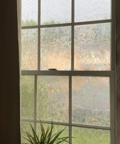 CottonColors Window Privacy Film Decorative Window Clings 3D Window Decals Static Stickers Rainbow Effect No-Adhesive Sliding Door Glass Films UV Blocking for Home, 11.8x78.7 Inch 11.8 by 78.7 In 49 C1N0AHTMyBS