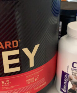 Optimum Nutrition Gold Standard 100% Whey Protein Powder, Delicious Strawberry, 5 Pound (Packaging May Vary) 5 Pound (Pack of 1) 30 C1Nn0UFVe2S