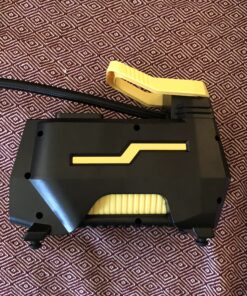 VacLife AC/DC 2-in-1 Tire Inflator - Portable Air Compressor, Pump for Car Tires (up to 50 PSI), Electric Bike 150 PSI) w/Auto Shut-Off Function, Model: ATJ-1666, Yellow (VL708) 50 C1NwAHw3RuS
